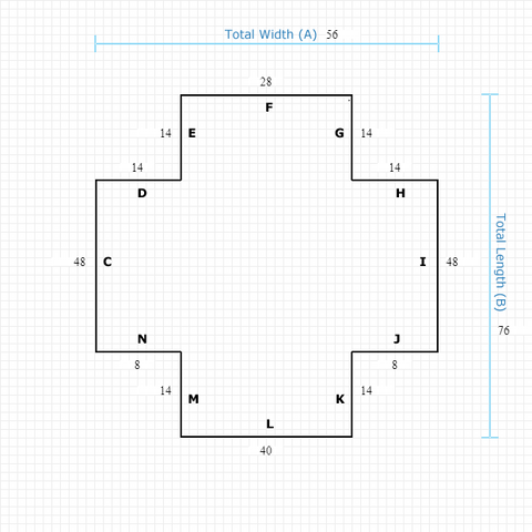 Custom Mat 31a3deea-825b-4528-ac98-a93c5ca8a9e0 - Executive 56 x 76 Double Lip / beveled / not aerated