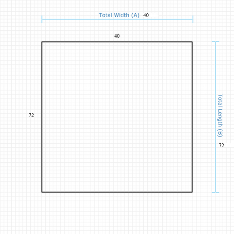 Custom Mat 794a9674-6fa6-4c04-889e-d5a84829c1d1 - Anchorbar Standard 40 x 72 Square / beveled / aerated