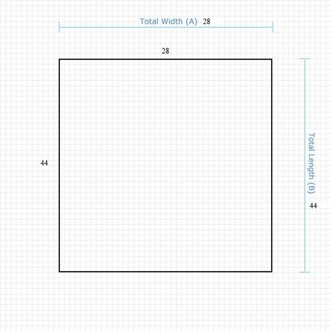 Custom Mat 041dfe84-823d-404b-ab51-e495606921c3 - Anchorbar Standard 28 x 44 Square / beveled / aerated