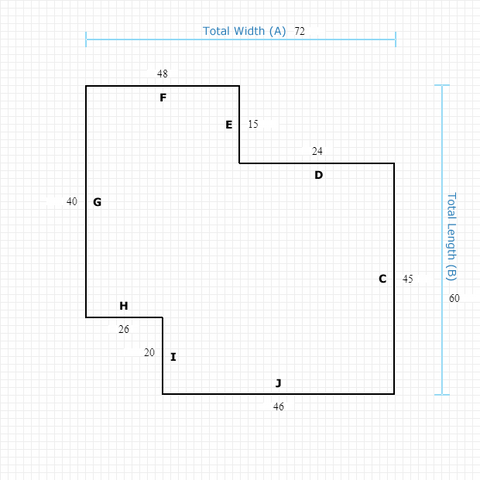 Custom Mat a16674b8-6acd-4f23-8f92-b838e4027c5a - Anchorbar Premium 72 x 60 Modular Left / straight edge / not aerated