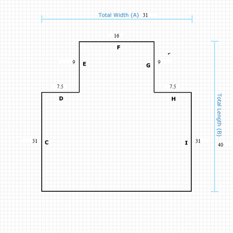 Custom Mat 5955acc1-1f0e-4e2e-98a2-cd5396b789e0 - Executive 31 x 40 Single Lip / straight edge / not aerated