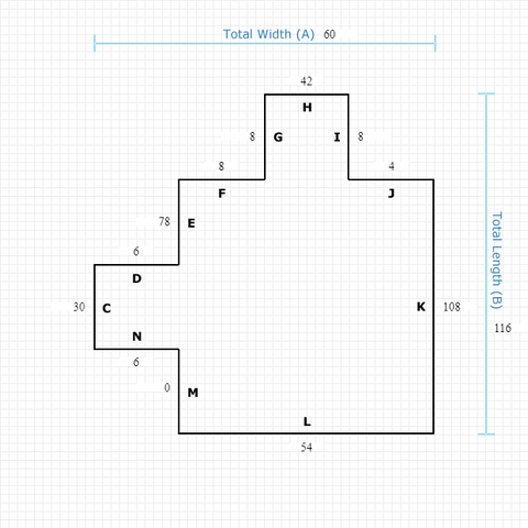 Custom Mat d76d3d2d-9be5-48f0-a6db-da80e5579512 - Anchorbar Standard 60 x 116 Computer Table Left / beveled / aerated
