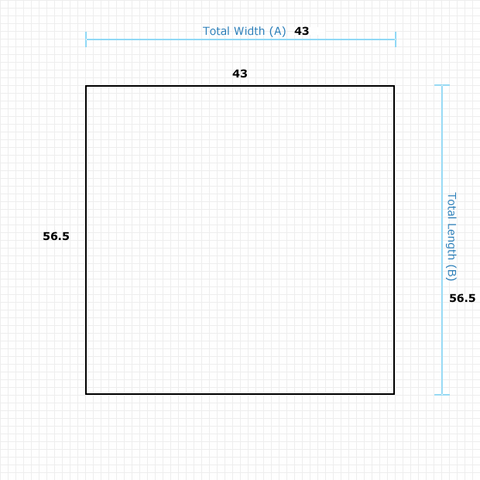 Custom Mat 0806ff1b-f8e8-4b39-b610-9ecff98de04c - Anchorbar Premium 43 x 56.5 Square / beveled / not aerated