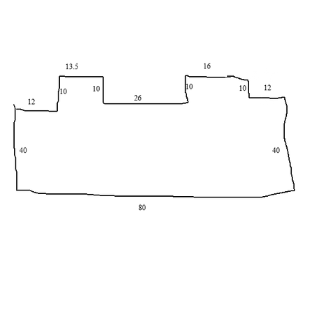 Custom Mat 3db95e6e-b1fc-4a2d-a952-7720954bec8a - Clear Non-Studded 80 x 50 Custom / beveled / not aerated