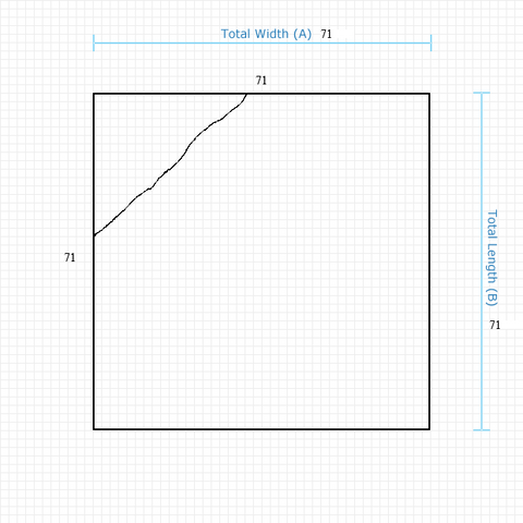 Custom Mat 14c0cec0-51ef-4586-bb0c-6183cbdaae8e - Anchorbar Premium 71 x 71 Square / straight edge / not aerated