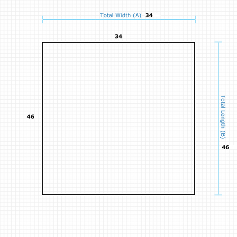 Custom Mat 8e2137bc-b6b4-46ec-8caa-24a89c22d5d7 - Anchorbar Premium 34 x 46 Square / beveled / not aerated
