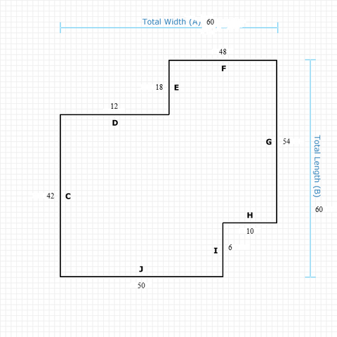 Custom Mat 0b43e1b0-b9db-49de-9f86-5ac992d9a968 - Executive 60 x 60 Modular Right / beveled / not aerated