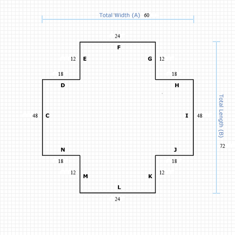 Custom Mat e75ef424-587c-407f-ad90-7c2122408c3d - Executive 60 x 72 Double Lip / straight edge / not aerated