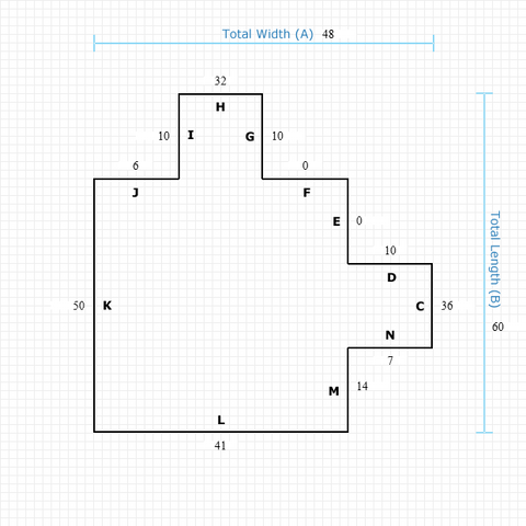 Custom Mat 4e301133-f8b9-4174-b582-7be696d71e05 - Executive 48 x 60 Computer Table Right / beveled / aerated