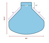 60 x 66 beaker chair mat dimensions