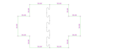 Custom Chair Mat | Executive | Link Mat | Beveled Edge