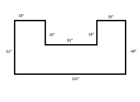 Clear Non-Studded - Hard Floors -No Beveled Edges