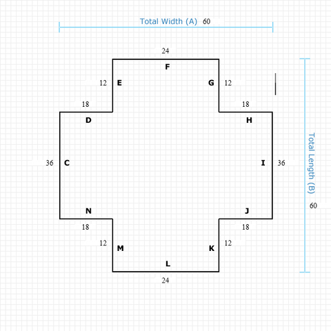 Custom Mat ede8d9a9-0270-464a-b2c5-f673e76ff277 - Anchorbar Standard 60 x 60 Double Lip / straight edge / not aerated