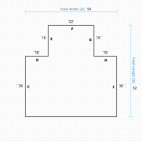 Custom Mat 1576203192 - Executive Mat 54 x 52 Single Lip / beveled / not aerated