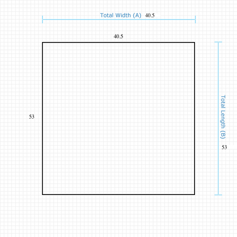 Custom Mat 18f1d1b0-bf08-4203-aa2c-9d014c89d376 - Executive 40.5 x 53 Square / beveled / aerated