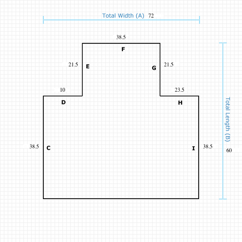 Custom Mat 34048655-ea94-4072-b55f-a00d423c10ac - Executive 72 x 60 Single Lip / beveled / not aerated