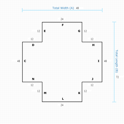 Custom Mat 7b127a9e-2c02-4a29-8889-0f7814027916 - Executive 48 x 72 Double Lip / beveled / not aerated