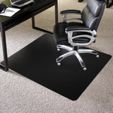 black square chair mat