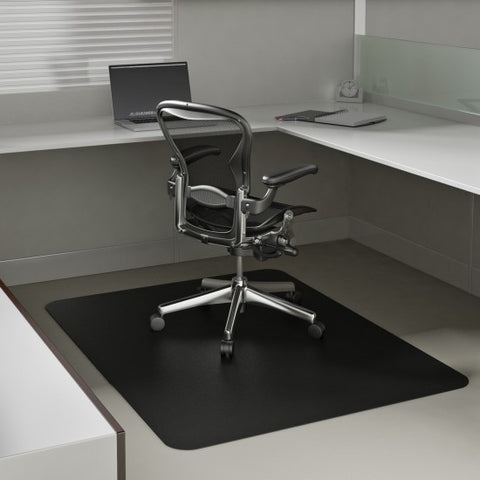 black square chair mat for hard floor