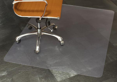 Clear Chair Mat for Hard Floors, Rectangle