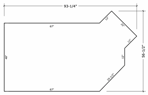 Slovikoski | Custom Mat | Executive Material | Beveled Edge | Rounded Corners