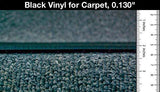 Black Vinyl Chair Mat 0.130" Thickness