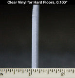 Clear Chair Mat for Hard Floors 0.100" Thickness