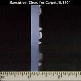Clear Chair Mat for Carpet 0.250" Thickness